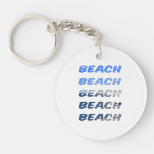 Family Beach Vacances Porte - clé acrylique