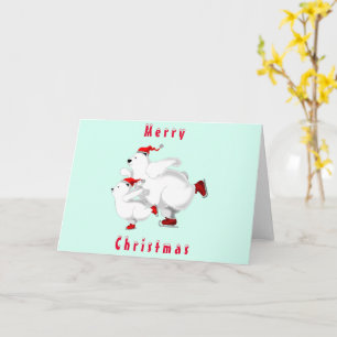 Family Bear Christmas Card