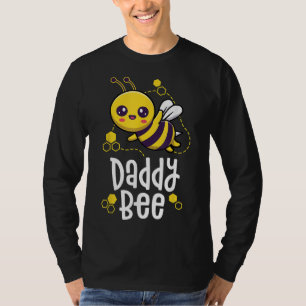 Family Bee Dad Daddy First Bee Day Outfit Birthday T-Shirt