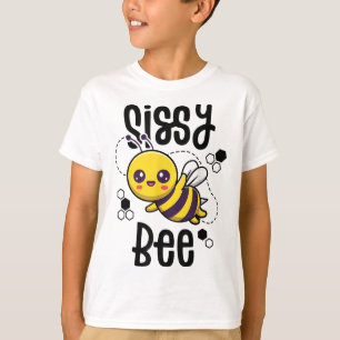 Family Bee Sister Sis Birthday First Bee Day Outfi T-Shirt