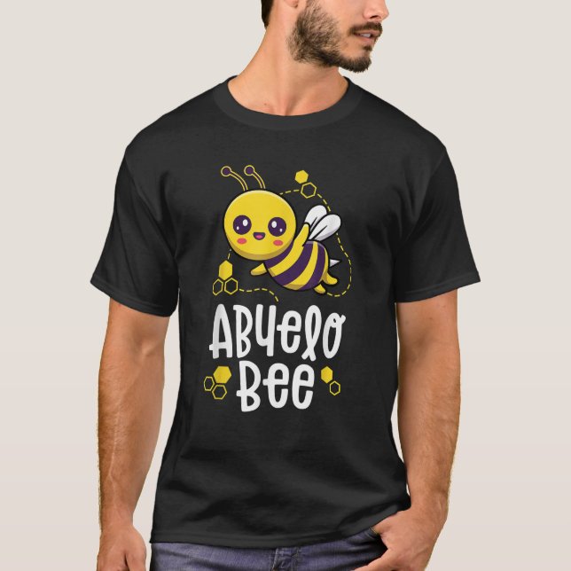 Family Bees Abuelo Latino Spanish Birthday Outfit  T-Shirt (Front)