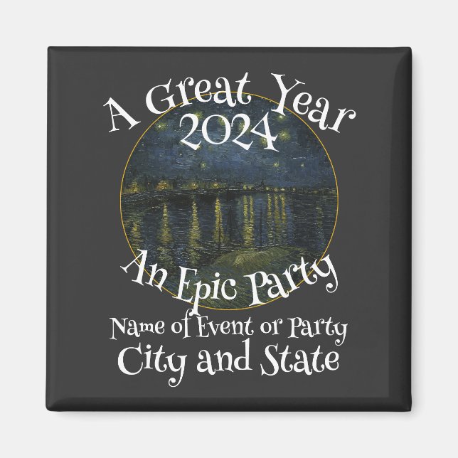 Family Birthday 2024 Party Tshirt Reunion Retired Magnet (Front)