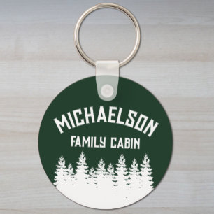 Family Cabin Keychain