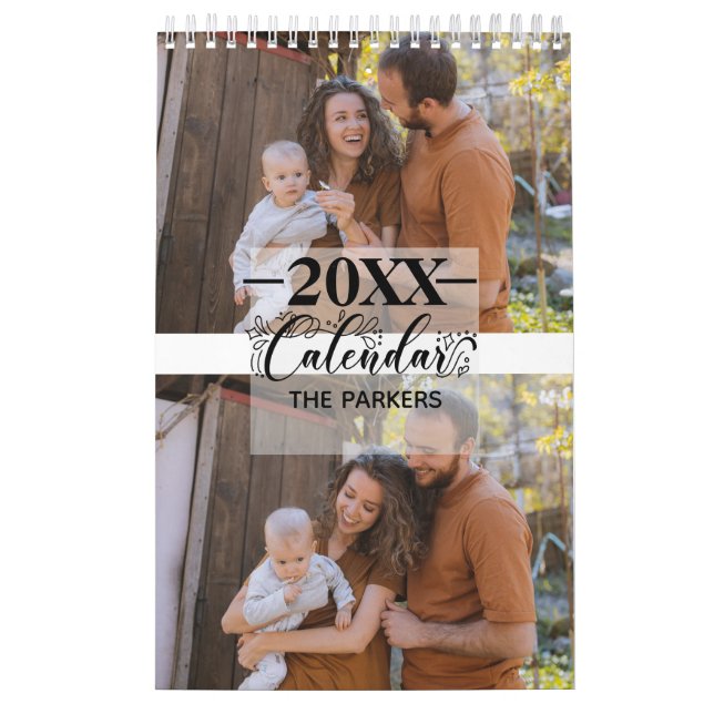 Family Calendar | 2 photo page (Cover)