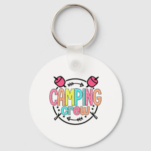 Family Camper Group Camping Crew Camping Matching  Keychain