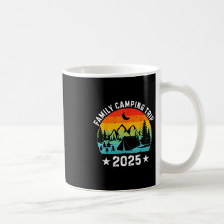 Family Camping Trip 2025 Matching Crew Summer Vaca Coffee Mug