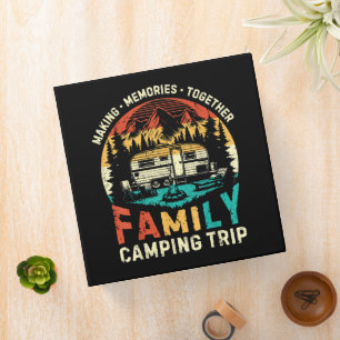 Family Camping Trip Making Memories Together Binder