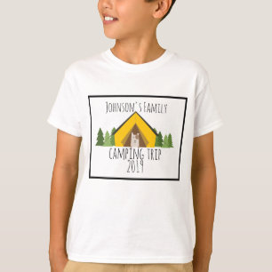 family camping trip T-Shirt