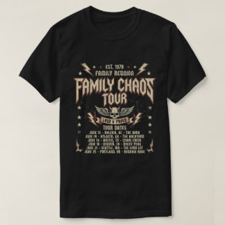 Family Chaos Tour Funny Reunion Trip T-Shirt