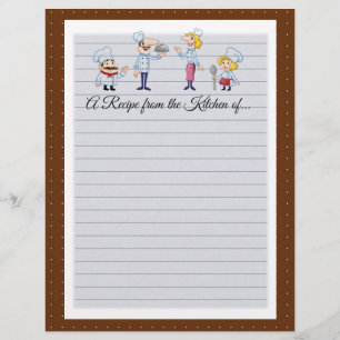 Family Chefs Recipe Insert