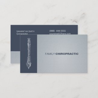 Family Chiropractic ı Business card