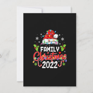 Family Christmas 2022 Matching Shirts Squad Santa Invitation