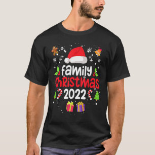 Family Christmas 2022 Matching Squad Santa Elf 6 T-Shirt