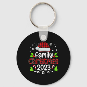 Family Christmas 2023 For Familys Matching Xmas Fa Keychain