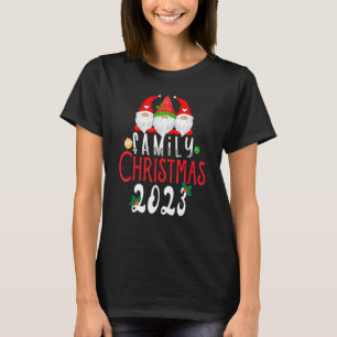 Family Christmas 2023 Matching Squad Santa Elf 1 T-Shirt