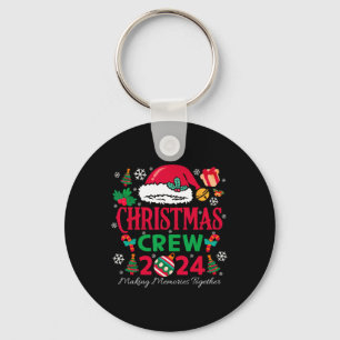 Family Christmas 2024 Christmas Crew Xmas Matching Keychain
