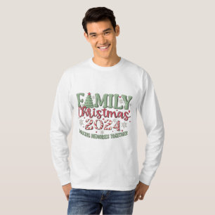 Family Christmas 2024 Dad  T-Shirt