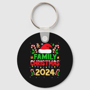 Family Christmas 2024 For Familys Matching Xmas Fa Keychain