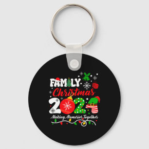 Family Christmas 2024 Making Memories Together Xma Keychain