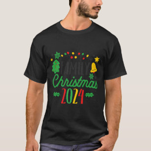 Family Christmas 2024 Matching Gift Santa Xmas T-Shirt