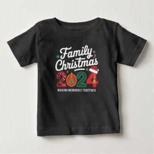 Family Christmas 2024 Matching Outfit Xmas Squad  Baby T-Shirt