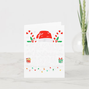 Family Christmas 2024 Matching Squad Santa Elf Fun Card