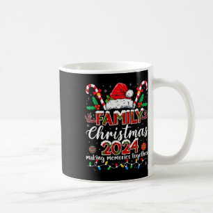 Family Christmas 2024 Matching Squad Santa Elf Fun Coffee Mug