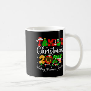 Family Christmas 2024 Matching Squad Santa Elf Fun Coffee Mug