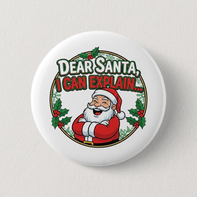 Family Christmas 2025  2 Inch Round Button (Front)