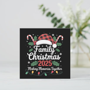 Family Christmas 2025 Crew Group Matching Family  Holiday Card