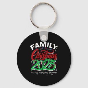 Family Christmas 2025 Funny Xmas Winter Couple Wom Keychain