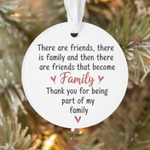 Family Christmas 2025 Gifts for Family Friends Ornament