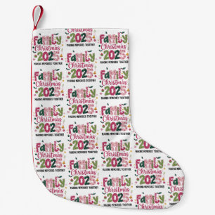 Family Christmas 2025 Making Memories Together  Small Christmas Stocking