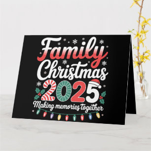 Family Christmas 2025 Matching Outfit Xmas Squad  Card