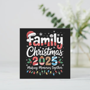 Family Christmas 2025 Matching Outfit Xmas Squad Holiday Card