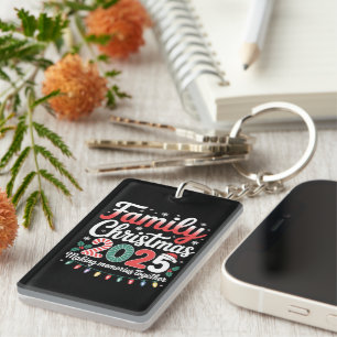 Family Christmas 2025 Matching Outfit Xmas Squad Keychain