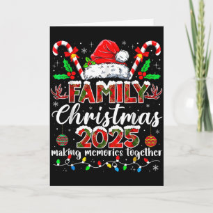 Family Christmas 2025 Matching Santa Tee Xmas Paja Card