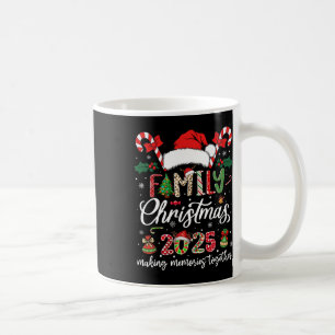 Family Christmas 2025 Matching Squad Santa Elf Fun Coffee Mug