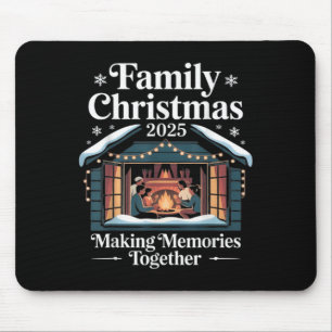 Family Christmas 2025 Matching Squad Santa Elf Fun Mouse Pad