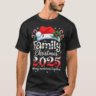 Family Christmas 2025 Matching Squad Santa Elf Fun T-Shirt