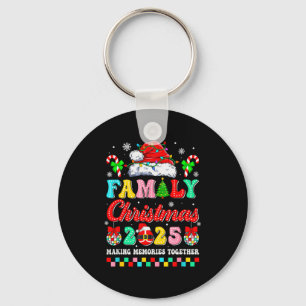 Family Christmas 2025 Matching Squad Santa Xmas Fu Keychain