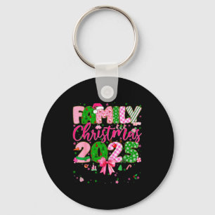 Family Christmas 2025 Matching Tee Xmas Pajamas Gi Keychain