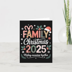 Family Christmas 2025 Matching Xmas Outfit  Card