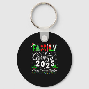 Family Christmas 2025 Matching Xmas Pajamas Christ Keychain