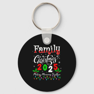 Family Christmas 2025 Matching Xmas Pyjamas Christ Keychain