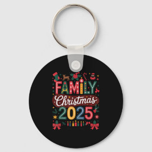 Family Christmas 2025 Squad Santa Elf Xmas Matchin Keychain