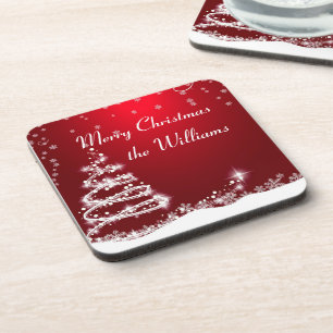 Family Christmas Coaster