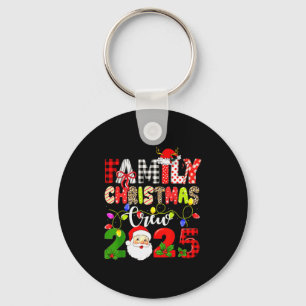 Family Christmas Crew 2025 Matching Outfit Xmas Sq Keychain