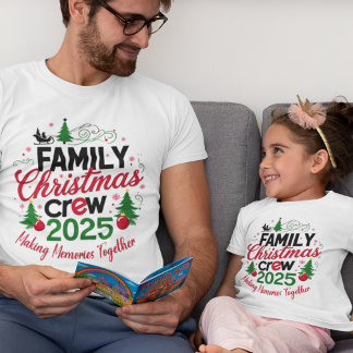 Family Christmas Crew Matching Group T-Shirt