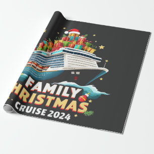 Family Christmas Cruise 2024 Matching Outfit Wrapping Paper